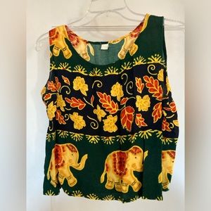 Elephant Cropped Tank